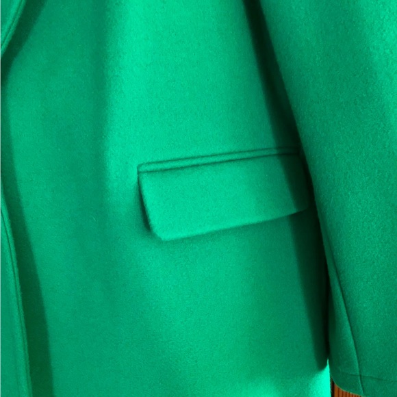 Topshop Bright Green Overcoat (6) - Picture 5 of 8